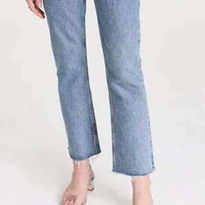 Agolde Mid Rise Relaxed Boot Jeans Color Static Size 26. NWT. NEW WITH TAGS.